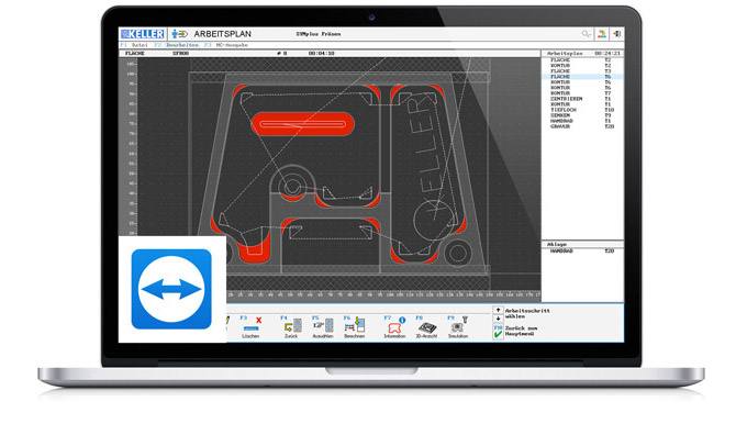 Symplus Erleben software symplus auf laptop